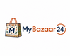 MyBazaar24 logo with a decorative shopping bag on a white background
