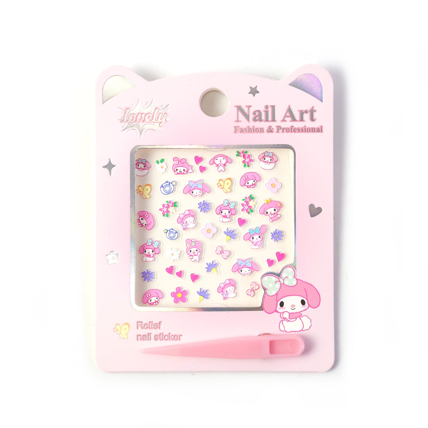 Cute Cartoon Nail Art Sticker Set (1 Set)